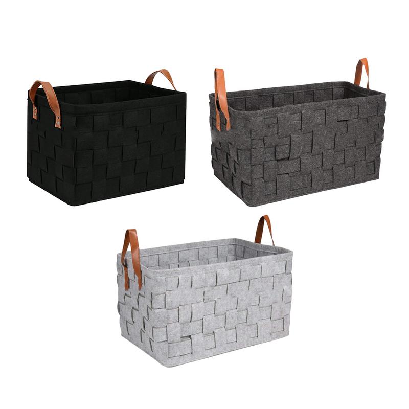 Felt Storage Basket, Clothing Organizer, Storage Bag