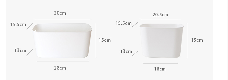 Plastic Desktop Sundries Storage Basket Box