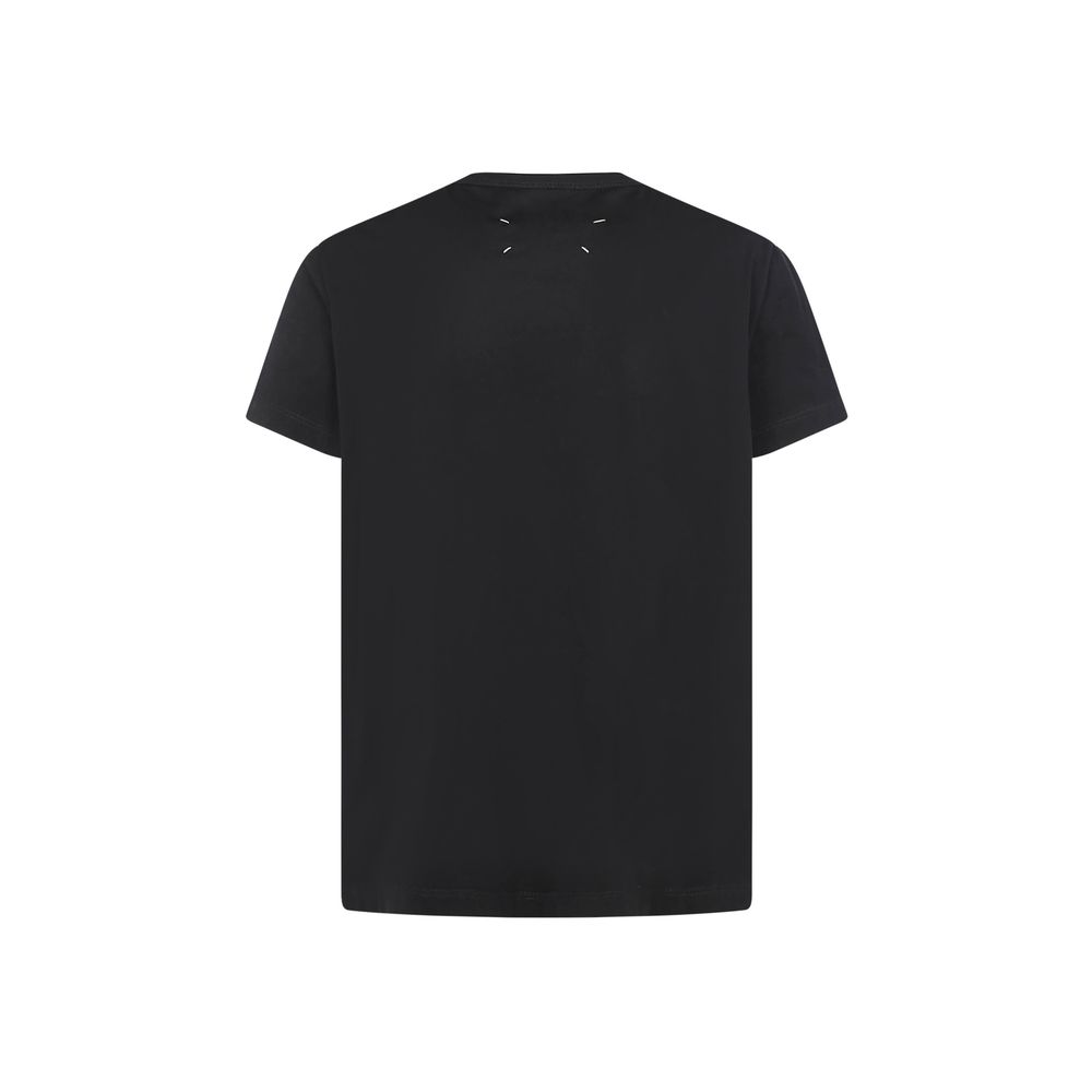 Maison Margiela Black Cotton T-Shirt