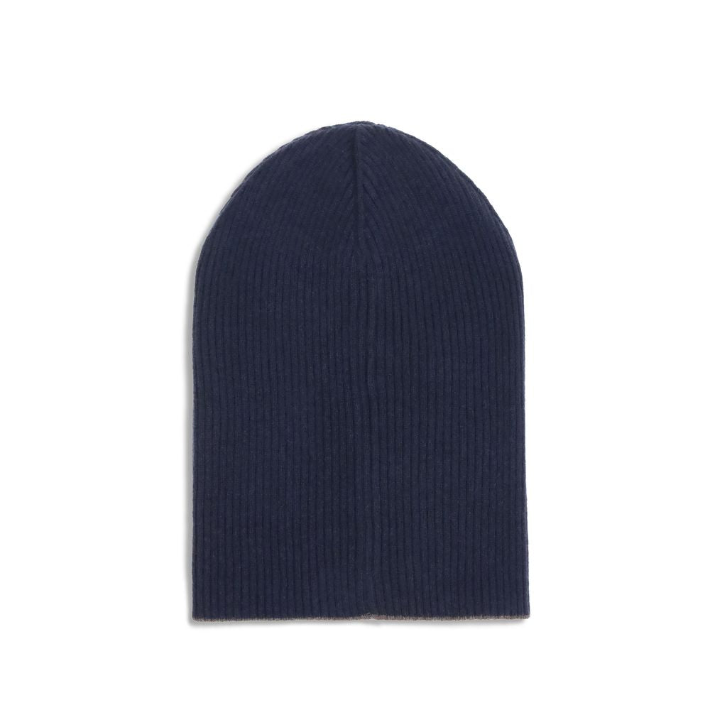 Brunello Cucinelli Black Cashmere Beanie