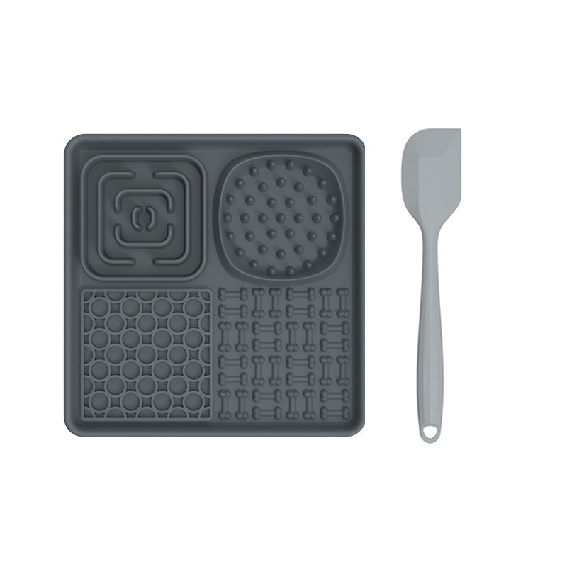 Silicone Pet Feeding Mat and Slow Feed Pad