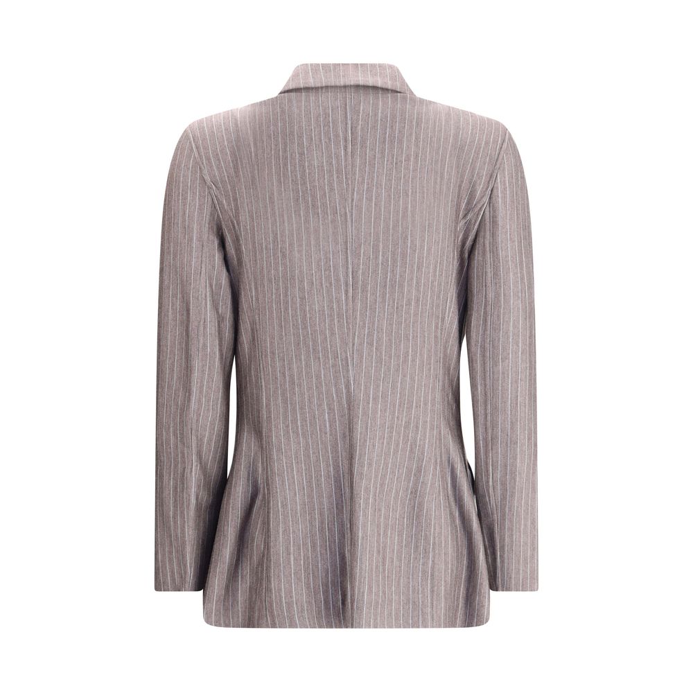 Giorgio Armani Brown Cashmere Blazer