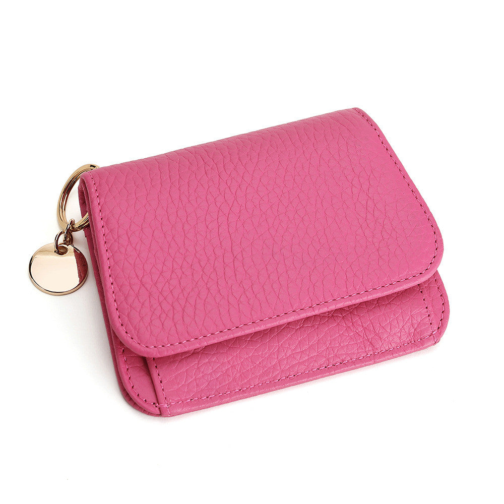 Cute Cowhide Zipper Coin Purse for Fashion Lovers
