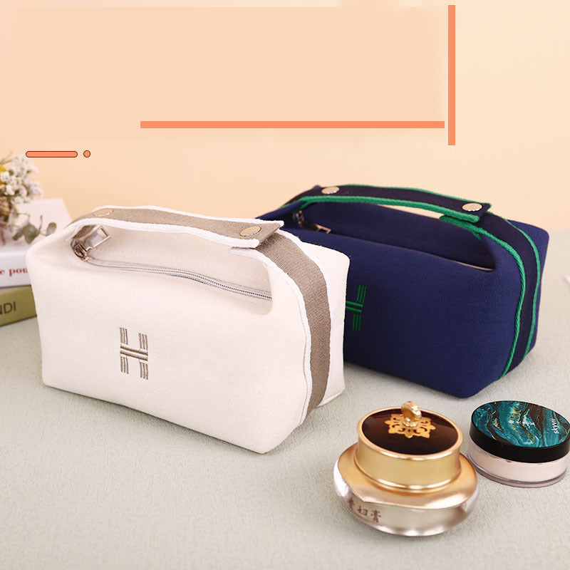 Waterproof Canvas Travel Toiletry Organizer Bag