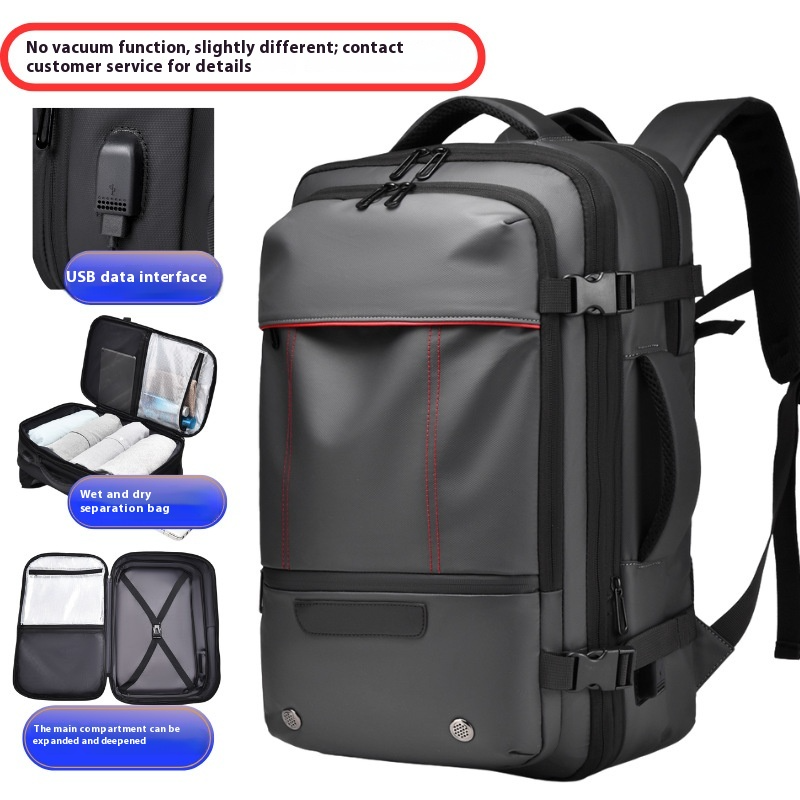 Expandable Vacuum Compression Travel Backpack