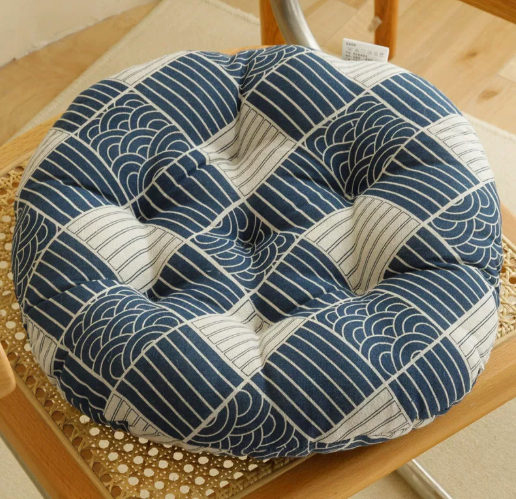 Round Tatami Cushion - Thick Japanese Fabric Floor Seat
