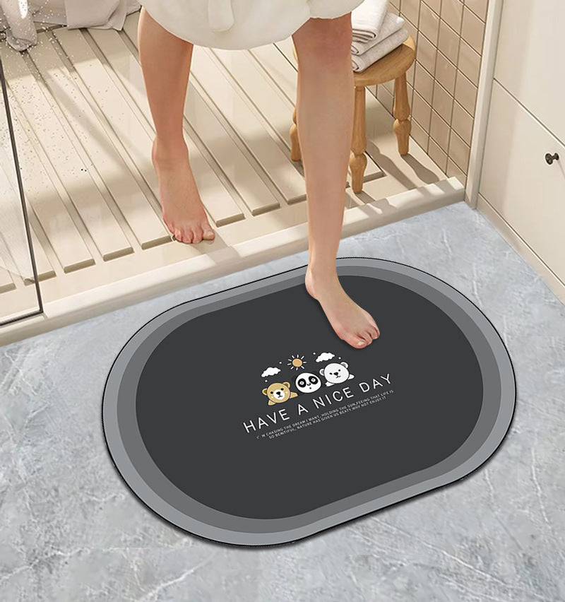 Soft Diatomite Water-Absorbent Bathroom Mat