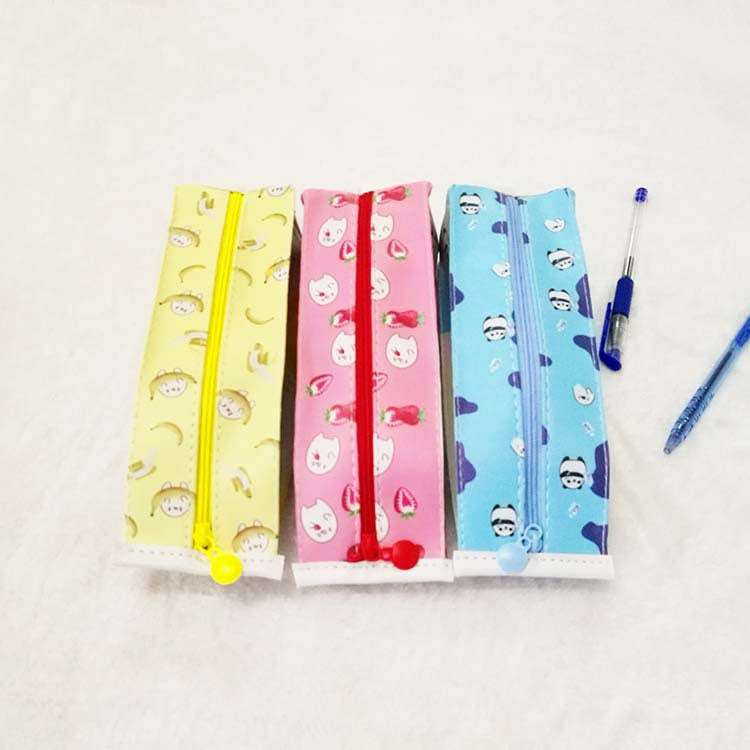 Cartoon Milk Box Pencil Case - Simple Stationery Pouch