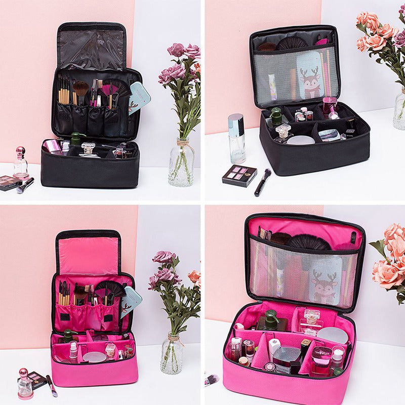 Large Capacity Portable Makeup Organizer Bag for Travel