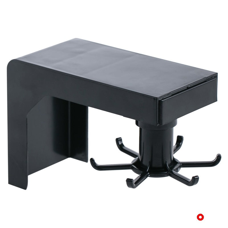 Retractable Rotating Hook Kitchen Wall Organizer Rack