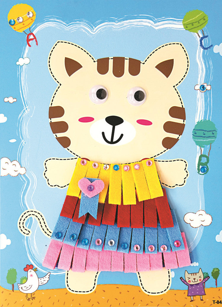 3D Stickers for Kids DIY Craft Educational Toy