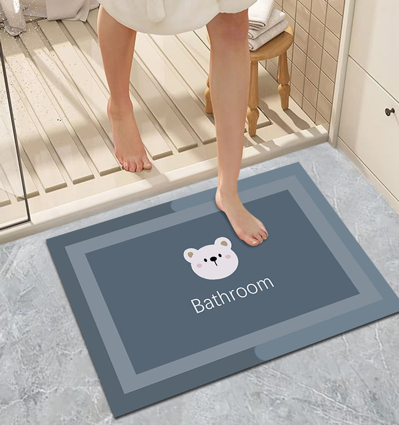 Soft Diatomite Water-Absorbent Bathroom Mat