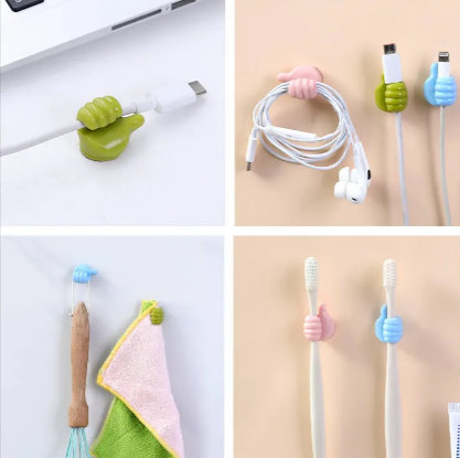Thumb Hook – No-Drill Seamless Organizer for Kitchen & Bathroom