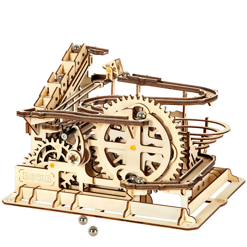 3D Wooden Puzzle Toy - Educational Mechanical Model