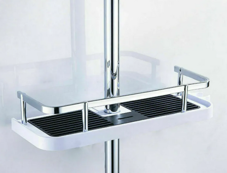 Adhesive Shower Caddy Rack Storage Organizer