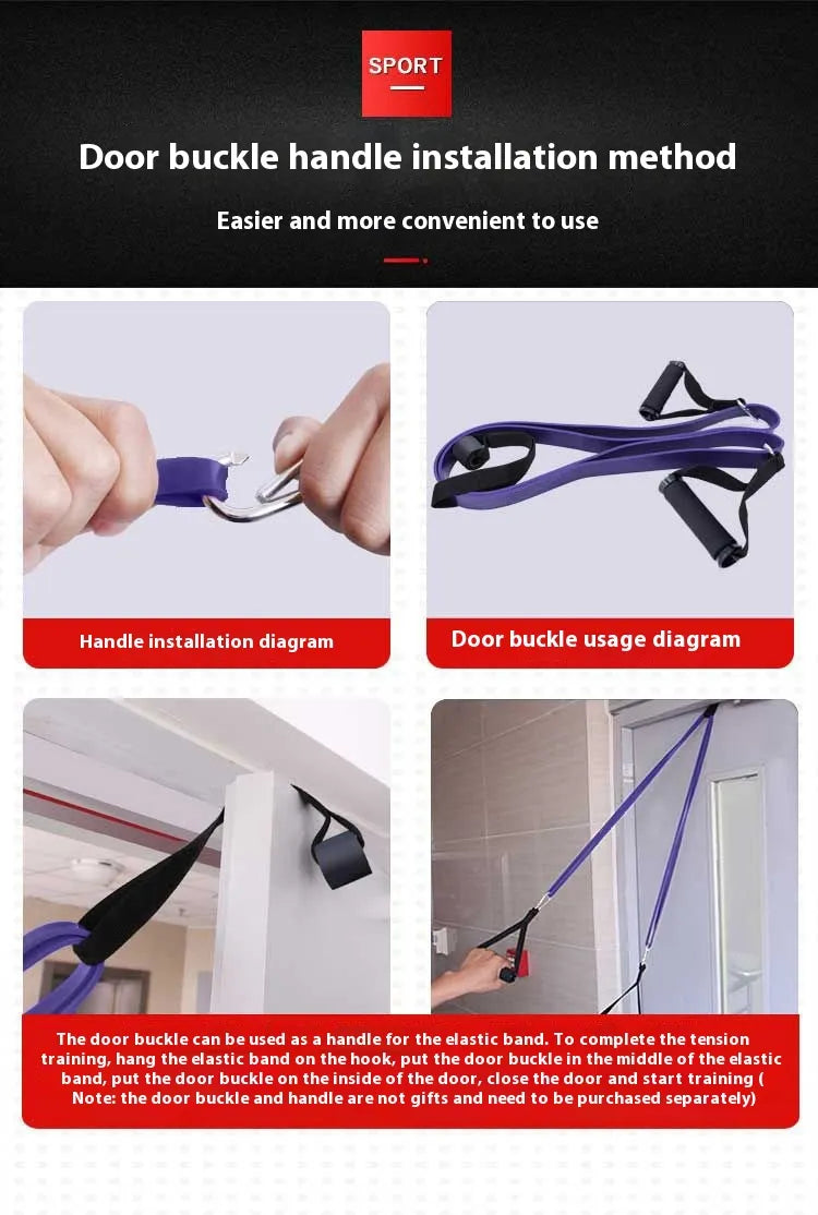 Indoor Fitness Resistance Band - Multiple Strength Levels
