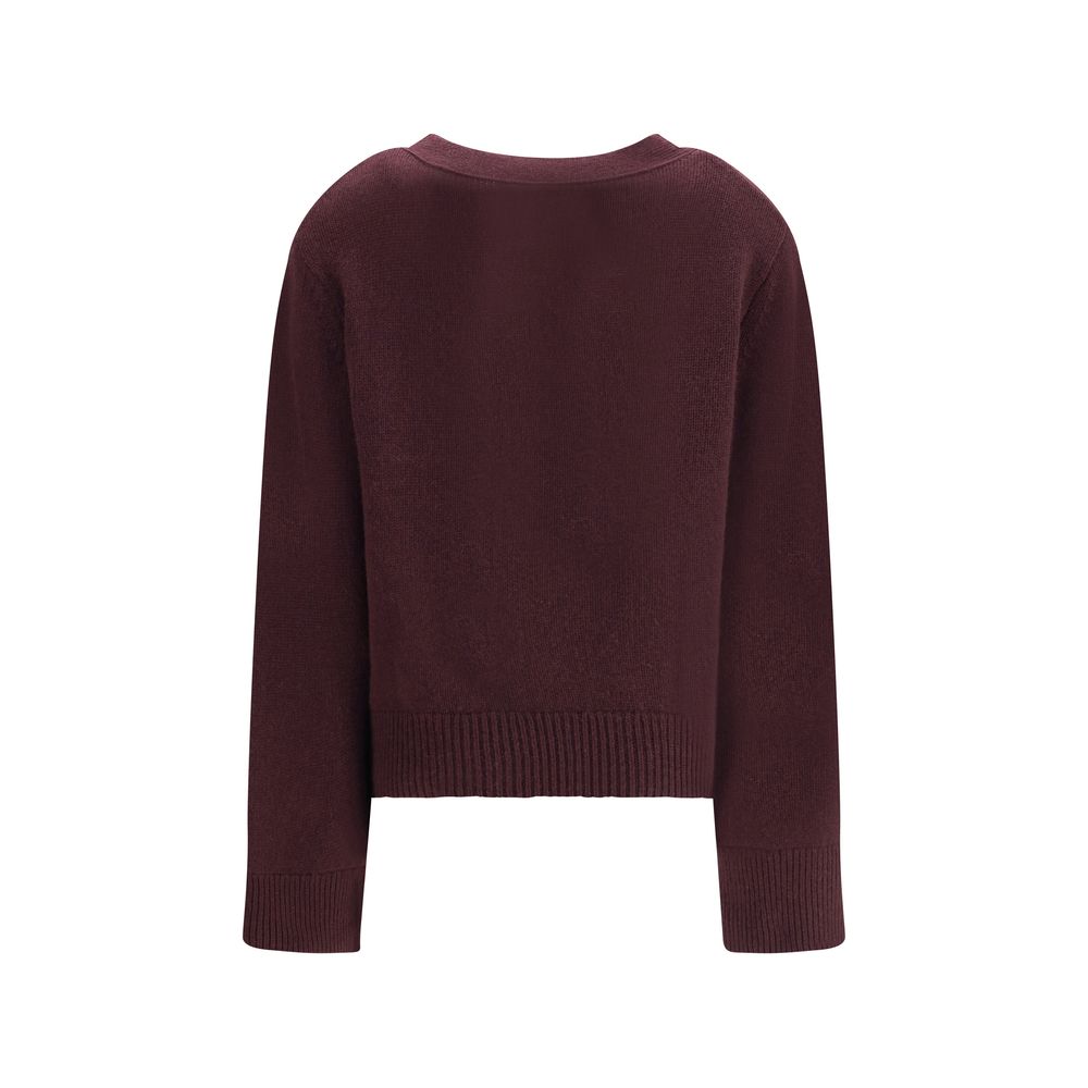 Lisa Yang Purple Cashmere Cardigan