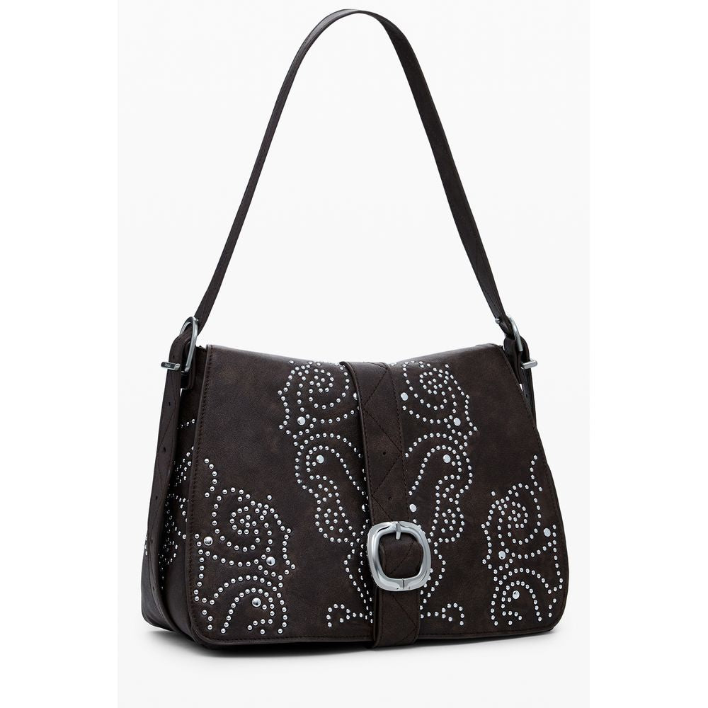 Desigual Marrone Poliuretano Women Handbag