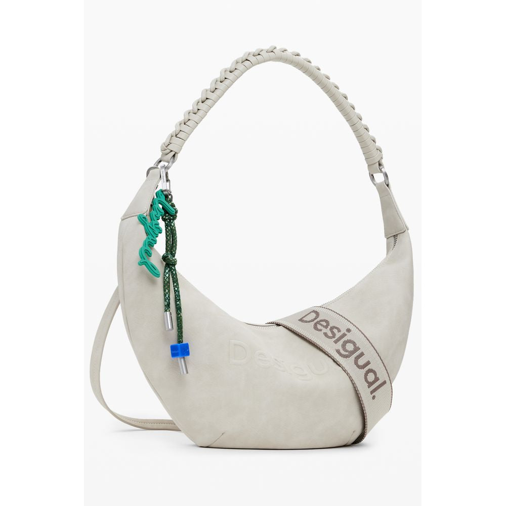 Desigual Beige Polyurethane Women's Handbag