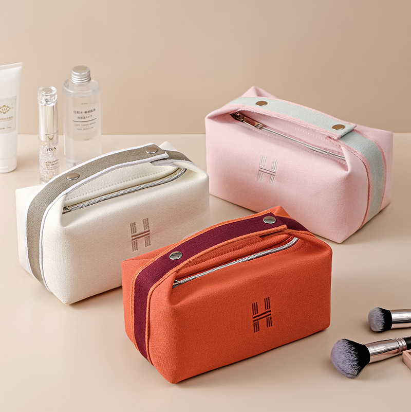 Waterproof Canvas Travel Toiletry Organizer Bag