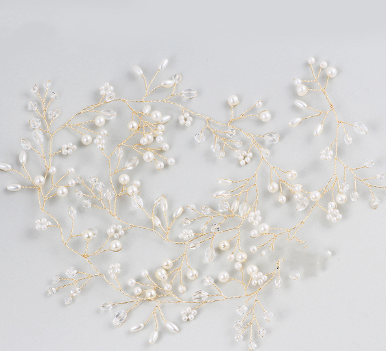 Pearl Hair Band for Wedding and Travel Photography Accessories