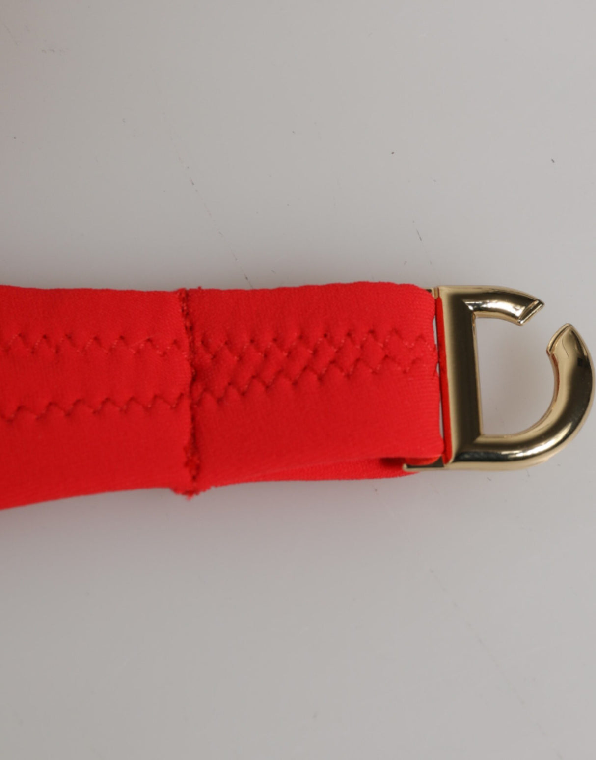 Dolce & Gabbana Red Nylon Swimsuit 2 Piece Top Bottom Swimwear