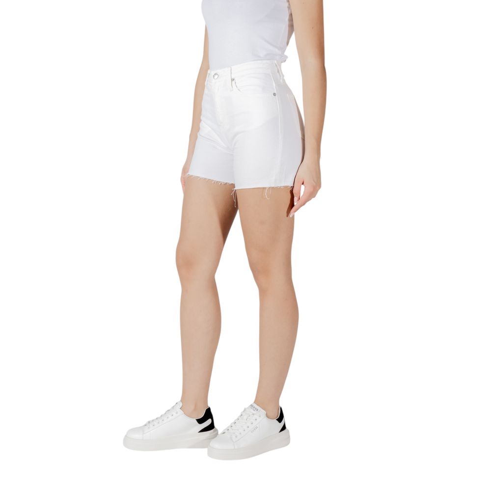 Calvin Klein Jeans White Cotton Shorts