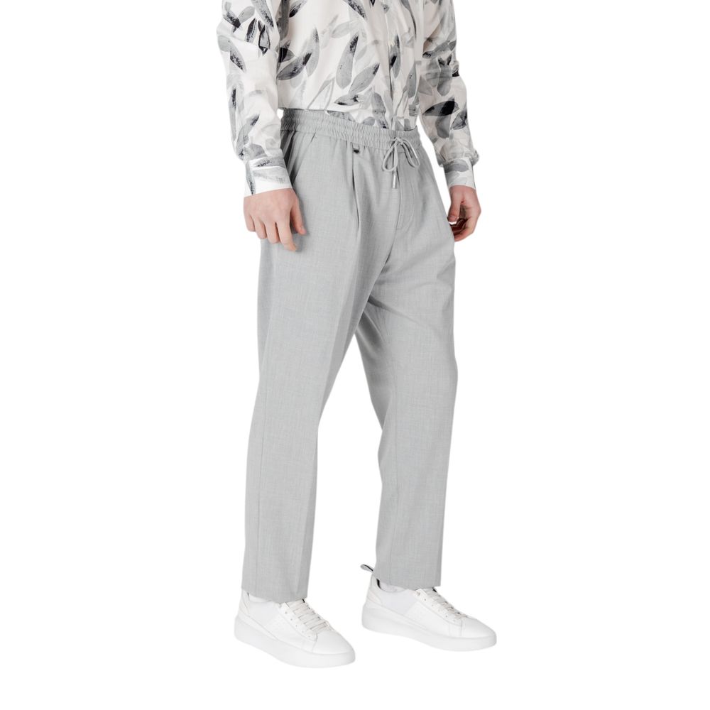 Antony Morato Gray Polyester Casual Pants
