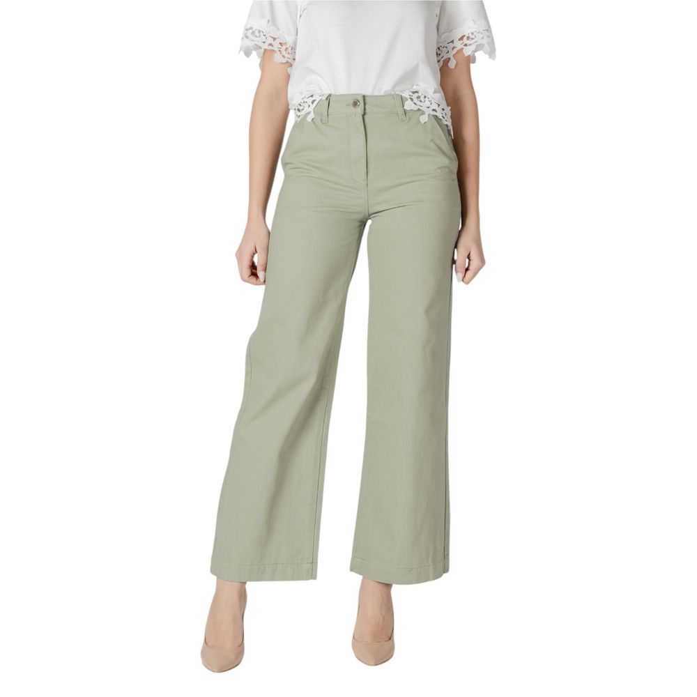 Morgan De Toi Bicolor Cotton Relaxed Fit Jeans