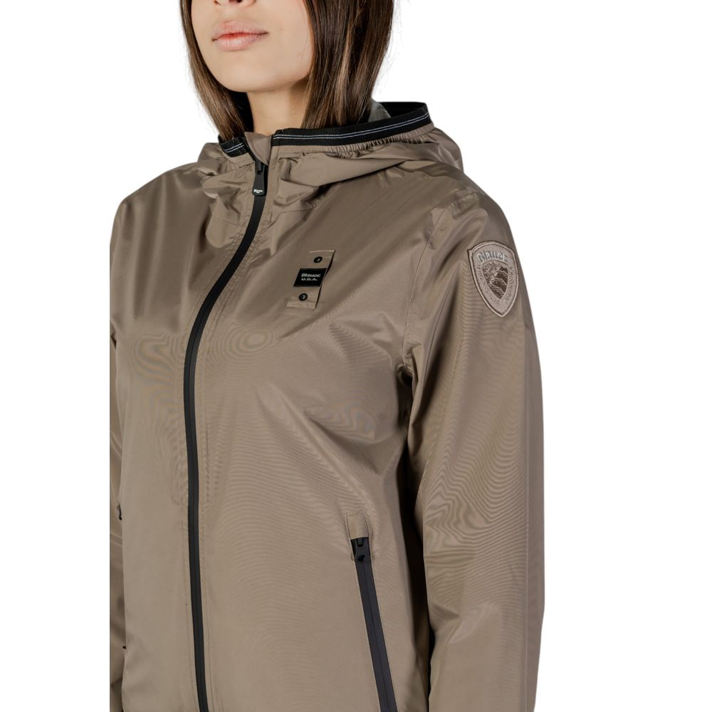 Blauer Green Polyamide Shell Jacket
