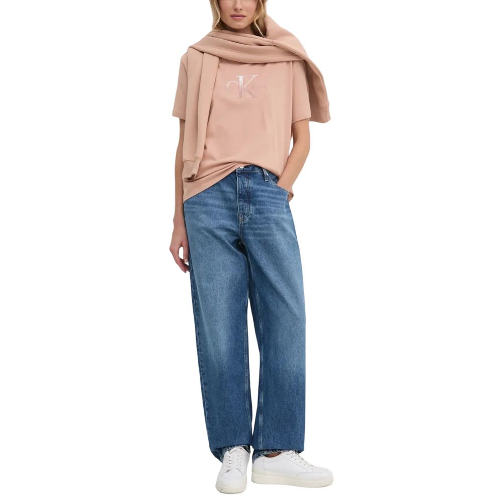 Calvin Klein Jeans Blue Cotton Mom Jeans
