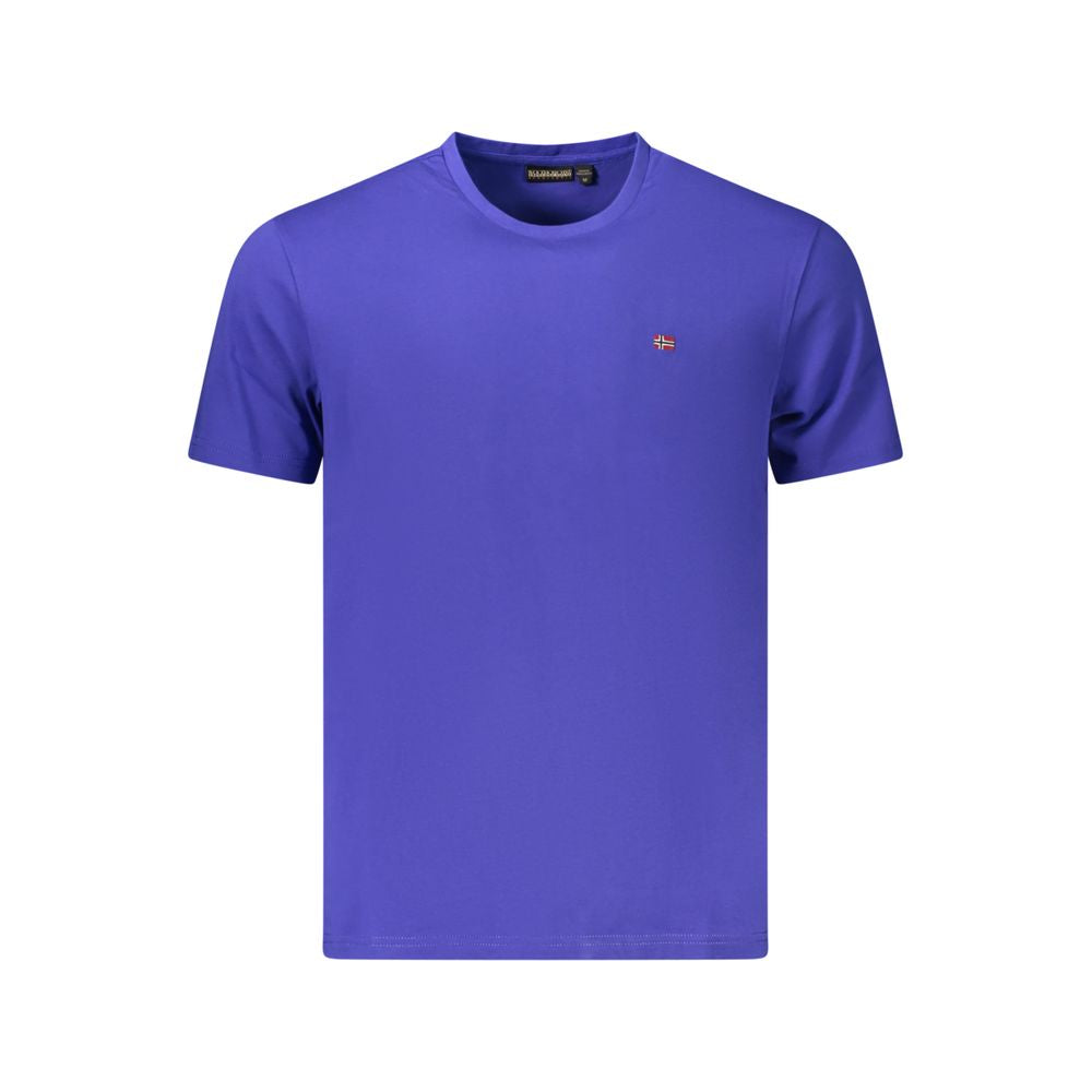 Napapijri Blue Cotton Men's T-Shirt