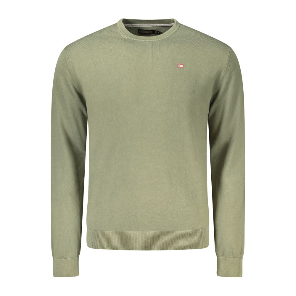 Napapijri Verde Cotton Men Sweater