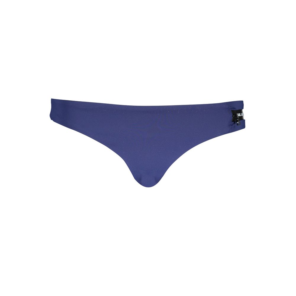 Karl Lagerfeld Blue Polyamide Women's Swim Brief