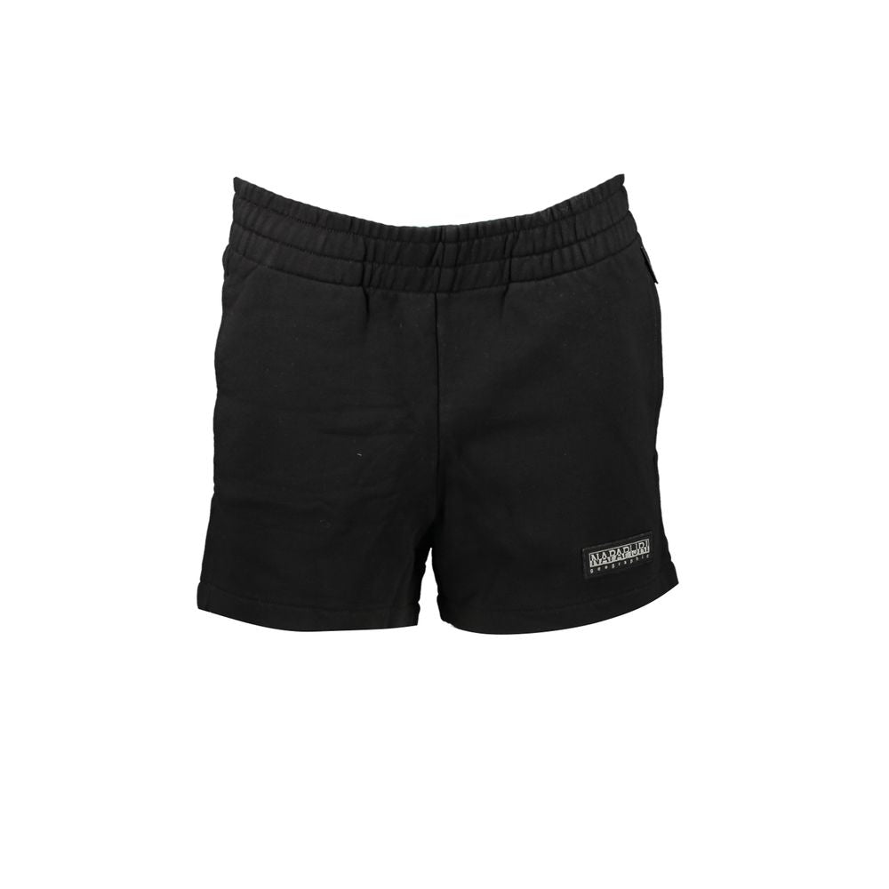 Napapijri Black Cotton Shorts