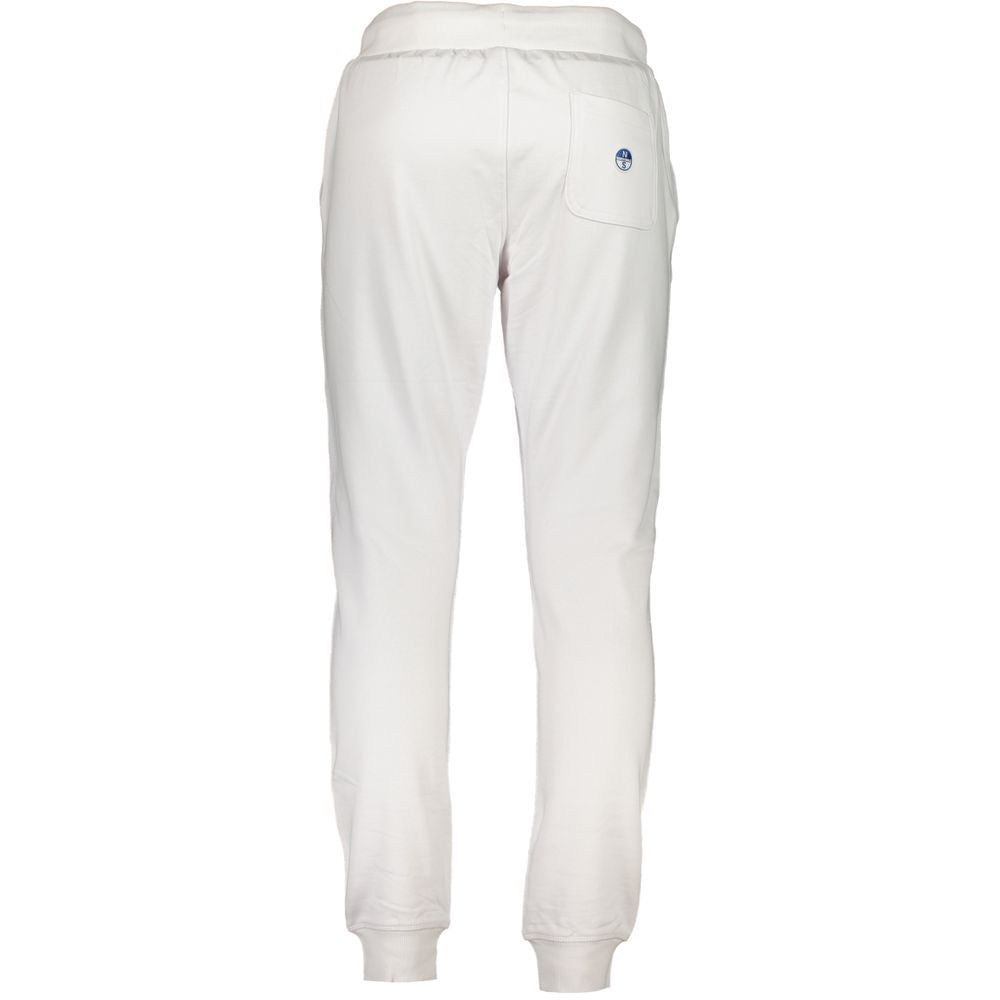 North Sails White Cotton Men's Sport Trouser
