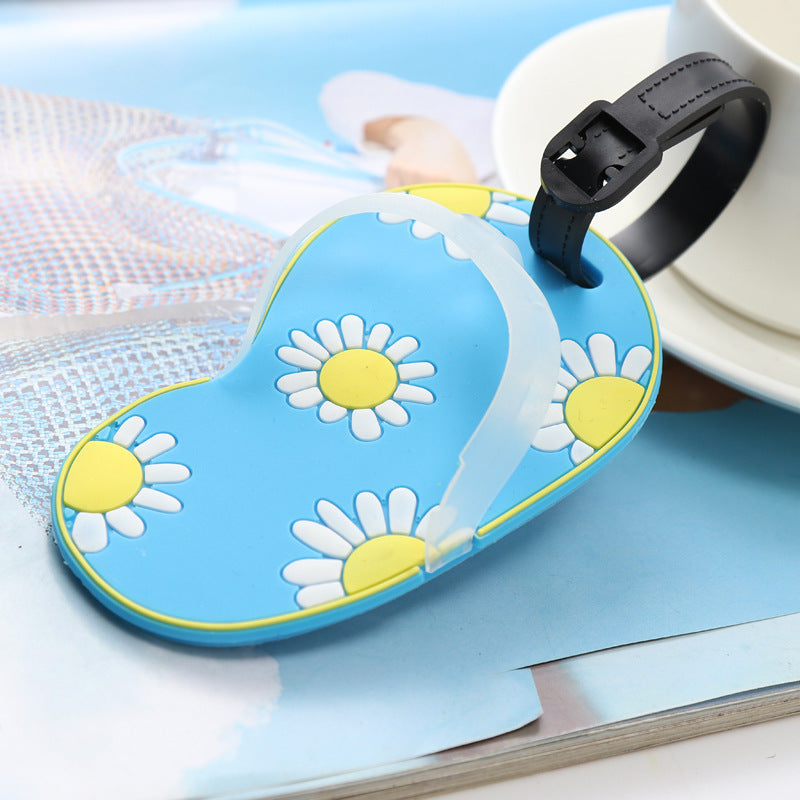 Creative Silicone Luggage Tag for Suitcase (PVC)