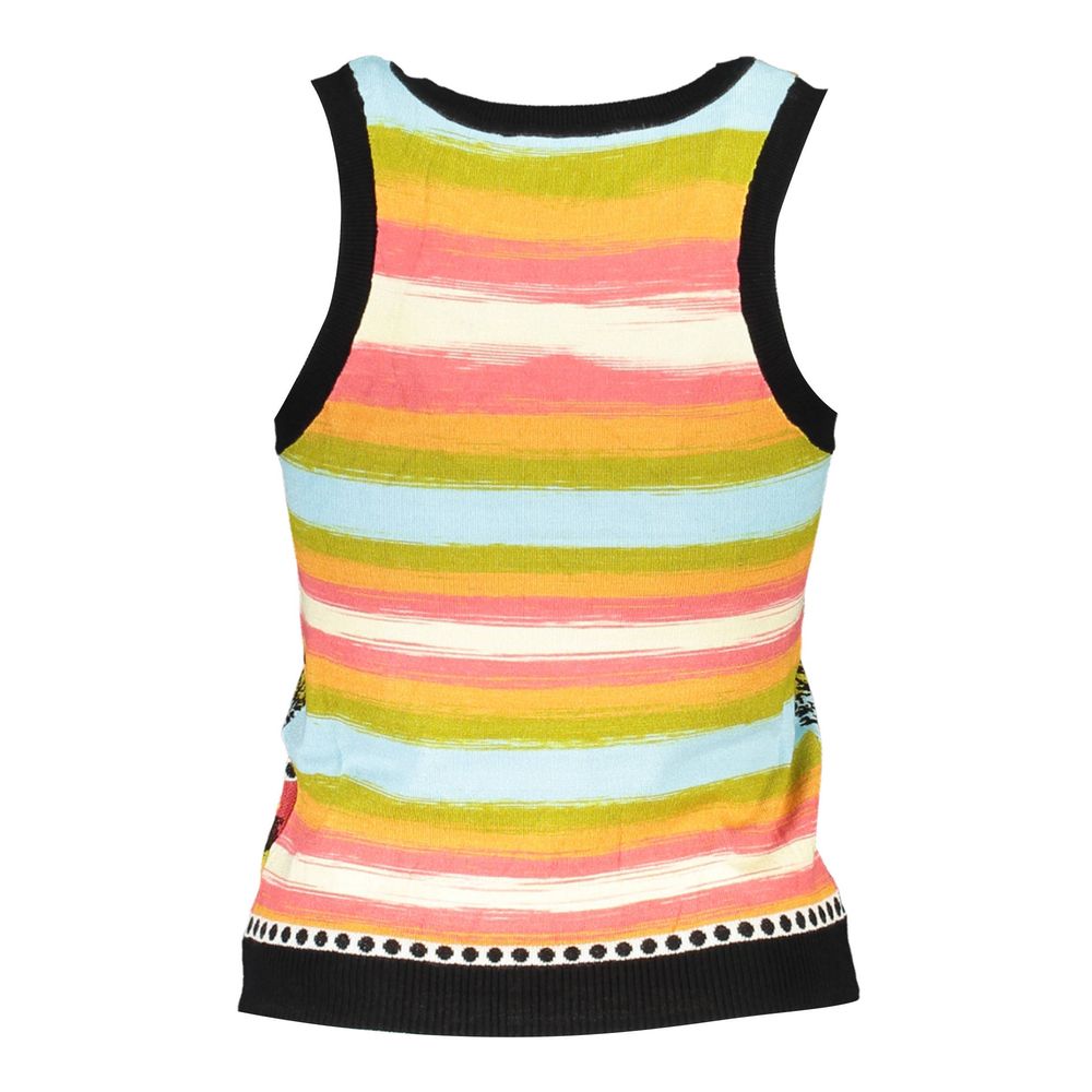 Desigual Black Viscose Women's Tank Top
