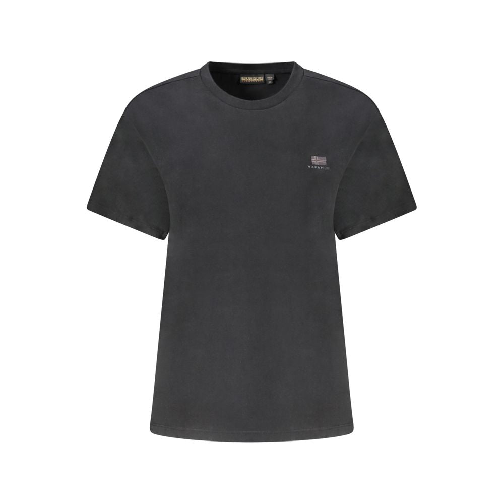 Napapijri Black Cotton Women's T-Shirt