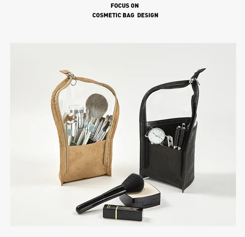 Portable Waterproof Makeup Brush Organizer Bag