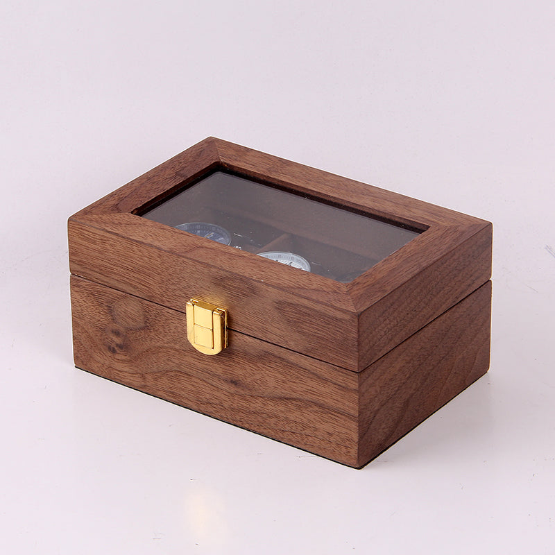 Wooden Watch Box for 6 Watches and 12 Bracelets