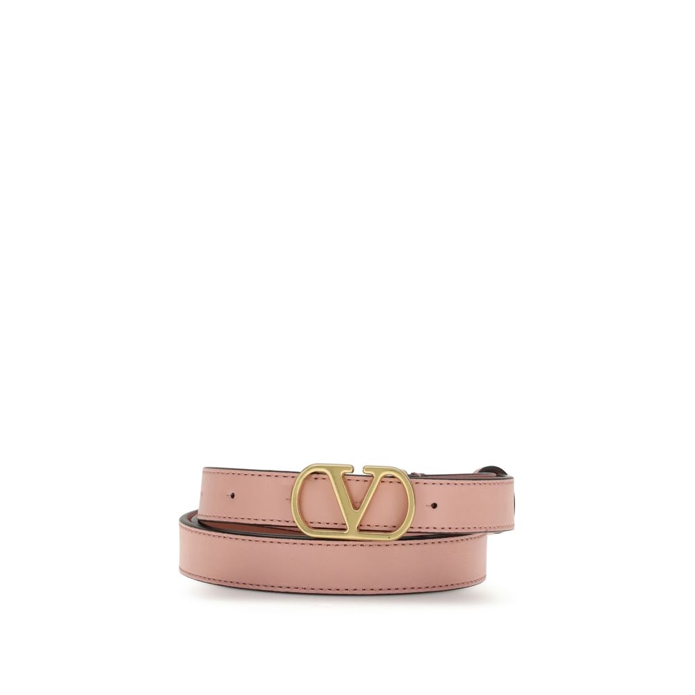 Valentino Garavani Multicolor Calf Leather Bos Taurus Thin Belt