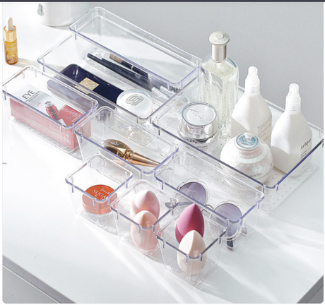 Stackable Makeup Organizer Set