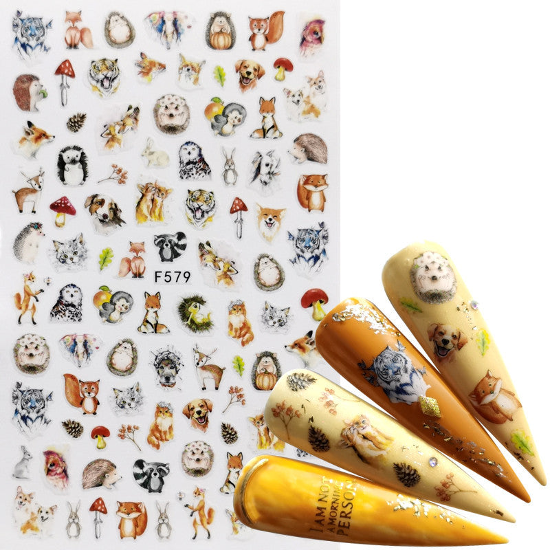 Decorative Manicure Adhesive Nail Strap Stickers