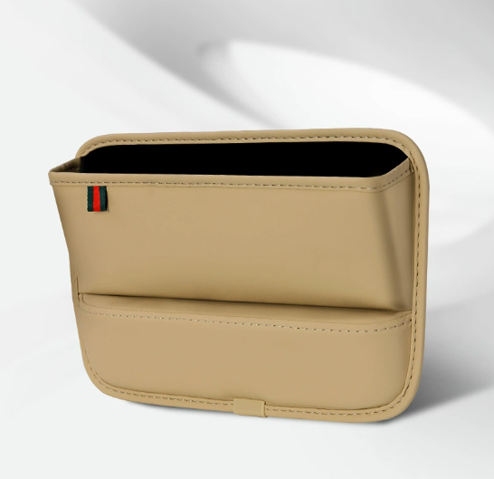 PU Leather Car Console Side Seat Gap Filler Organizer