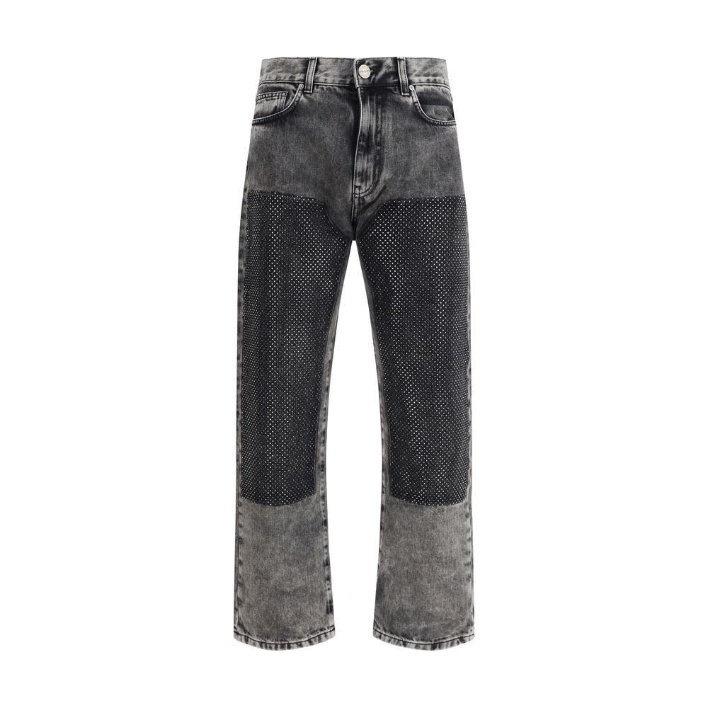 PINKO Gray Cotton Jeans Denim