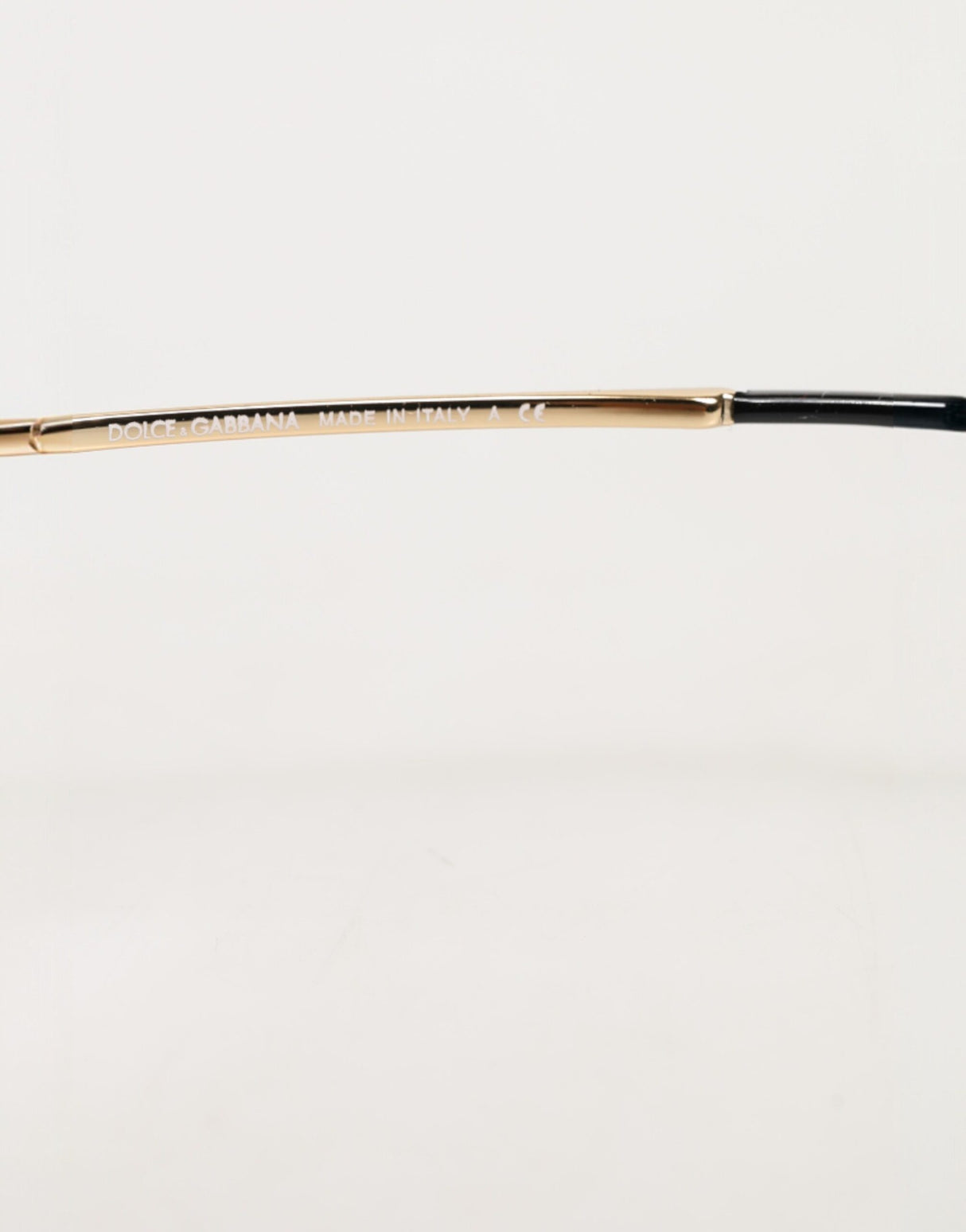 Dolce & Gabbana Black Acetate Cat Eye Frame Eyeglass Reading Glass