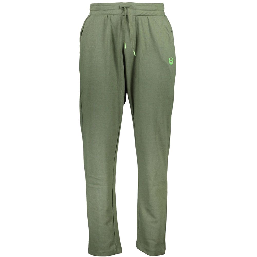Gianmarco Venturi Verde Cotton Men's Trackpant