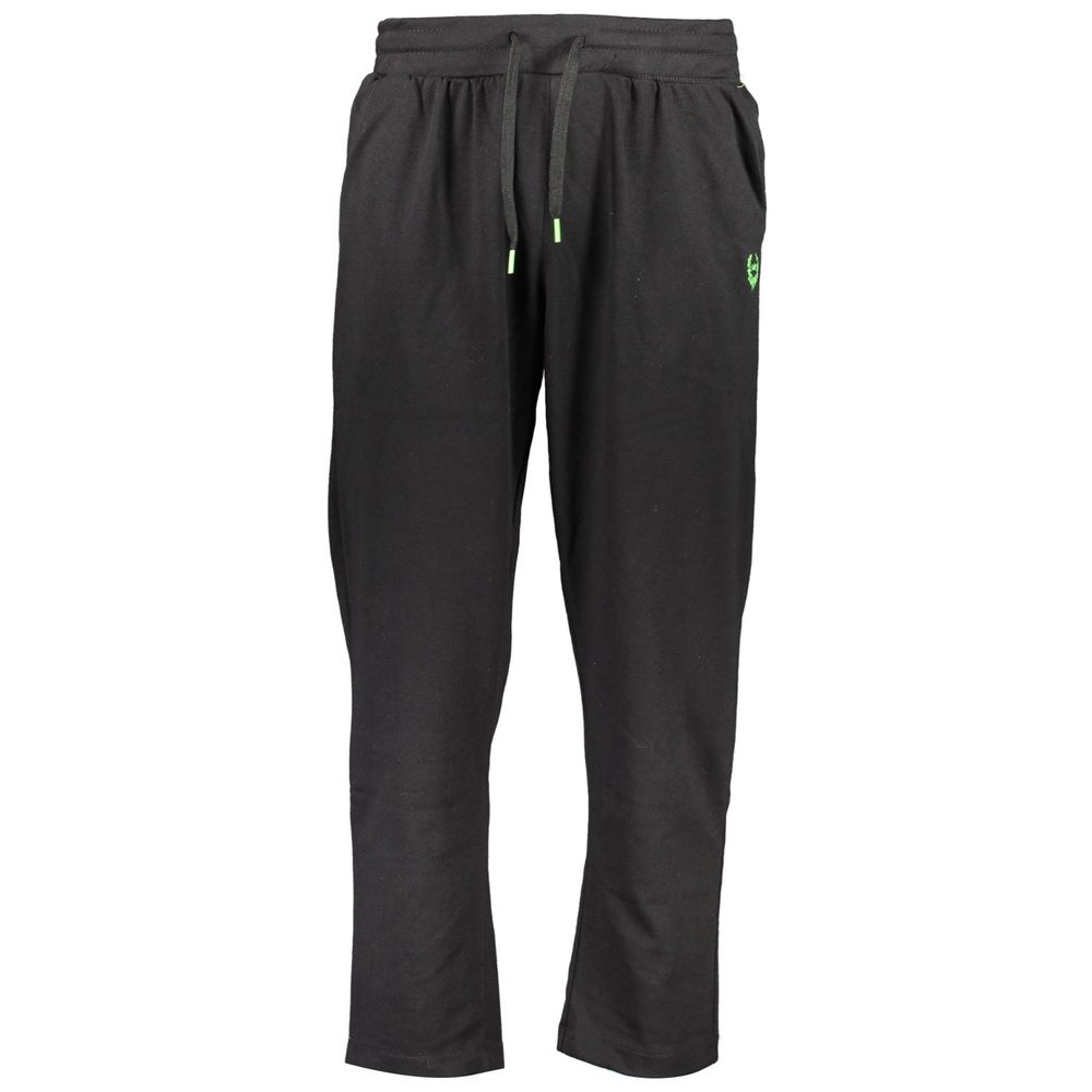 Gianmarco Venturi Black Cotton Men's Sweatpant