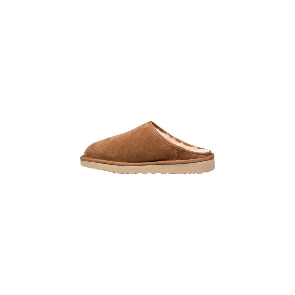 UGG Beige Suede Leather Clogs